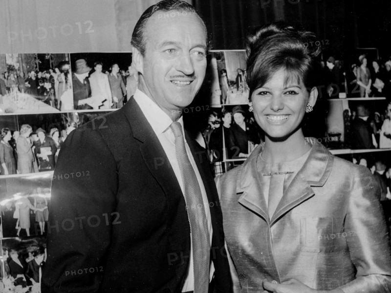 David Niven and Claudia Cardinale.