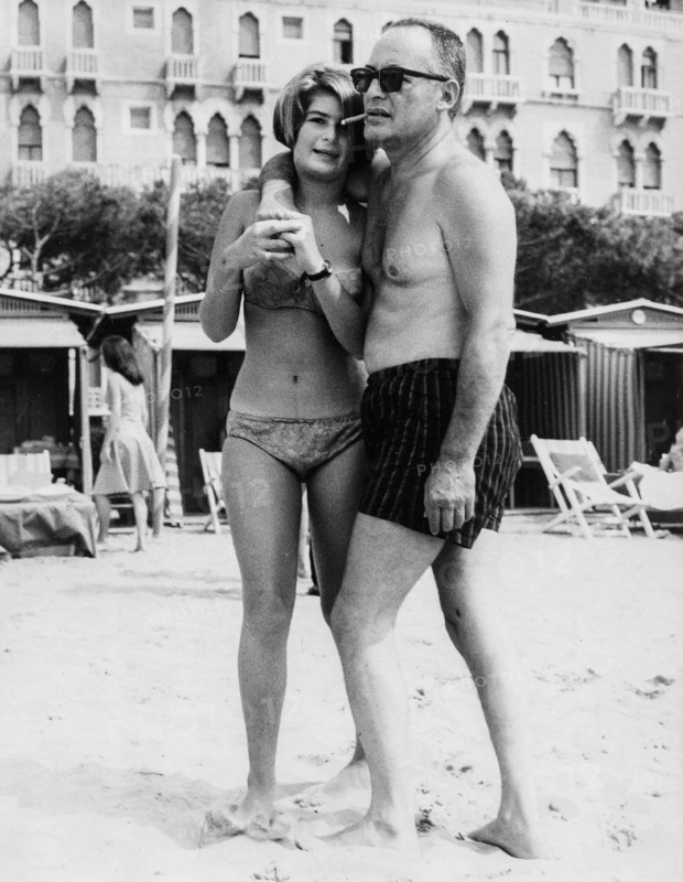 Dino De Laurentiis With Daughter Raffaella.