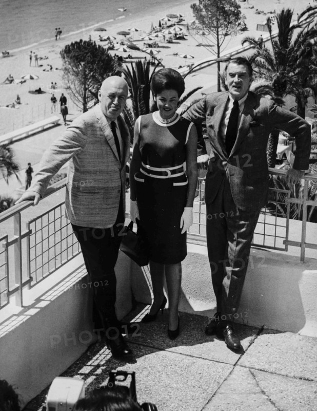Gene Tierney, Otto Preminger and Walter Pidgeon.