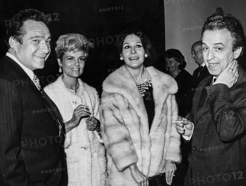 Ugo Tognazzi, Esmeralda Ruspoli, Franca Bettoja and Jan Kadar.