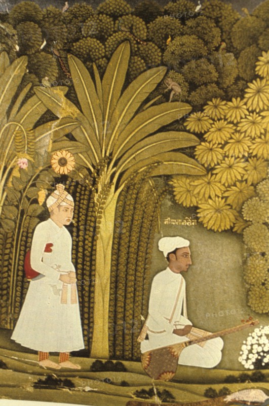India Around 1600. Paint. Moghul Art During The Akhar Reign