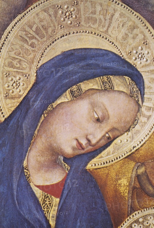 Madonna. Painted