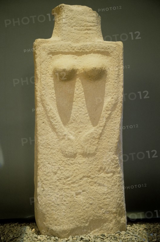 Italy. Pontremoli. Stele Museum In Piagnaro Castle. Massa. 1000bc