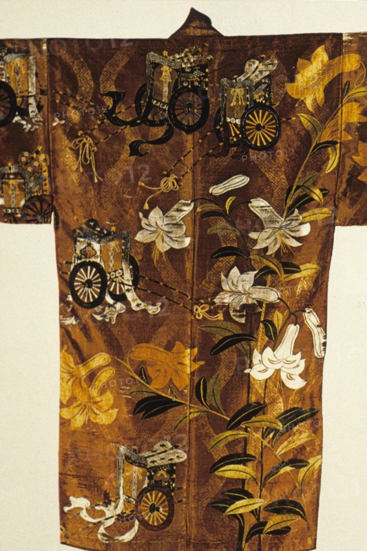 Japan Old Kimono Used During Kabuki Theatre Performances