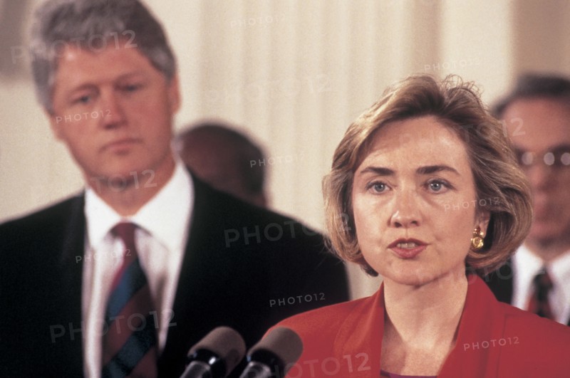 Hillary and Bill Clinton