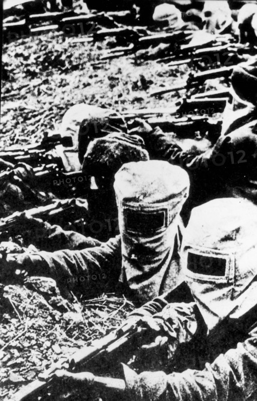 Helmets Canvas For Chemical Warfare.