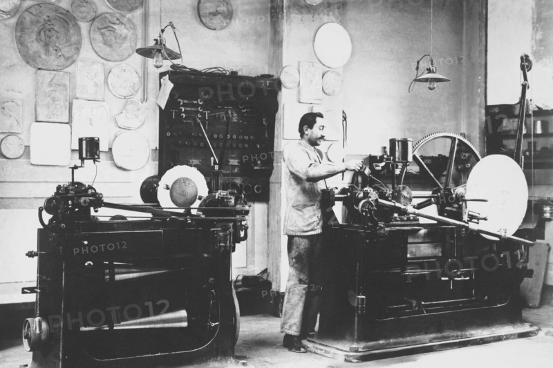 Italy, rome, money press, 1900