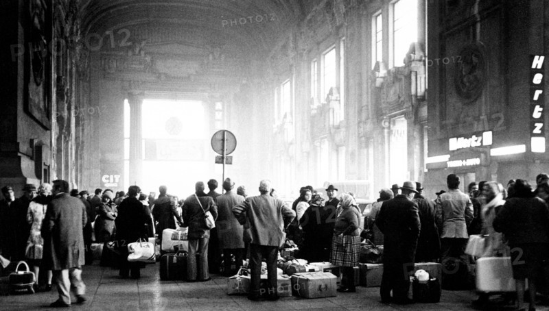 Italy, Milan, central station, 70s