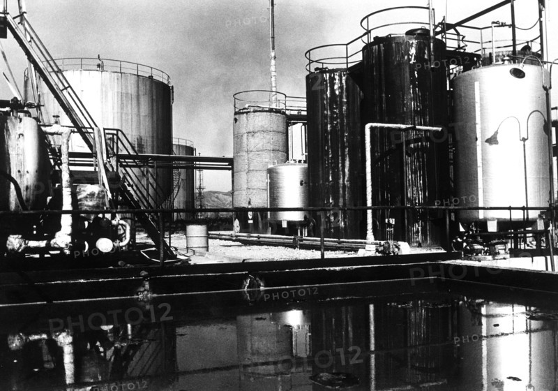 Petrochemical plant, busalla, italy, 70's