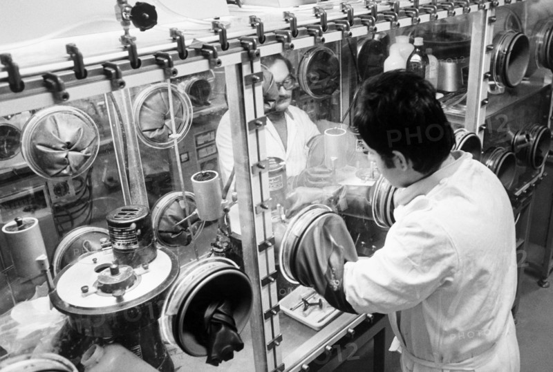 Research laboratory for the manufacture of plutonium combustibule, italy 70's