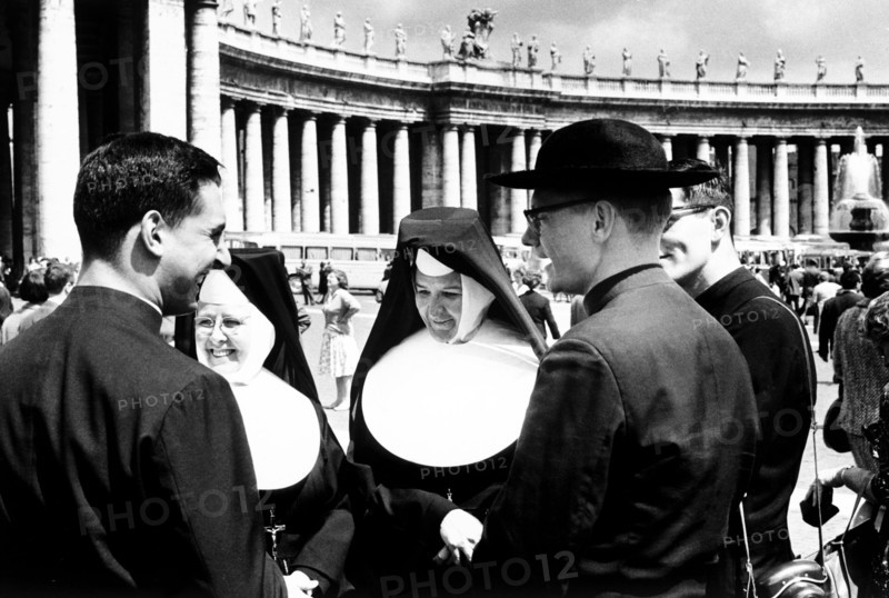 Religious in St. Peter's Square, Vatican 70's