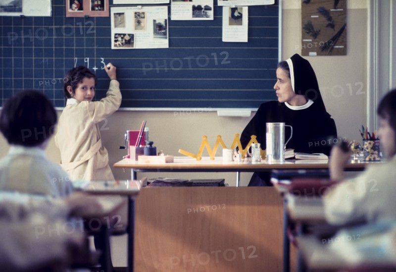 Children in a primary school, 70's