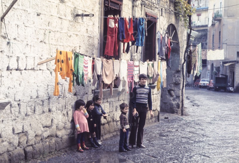 Italy, campania, naples, children, 70's