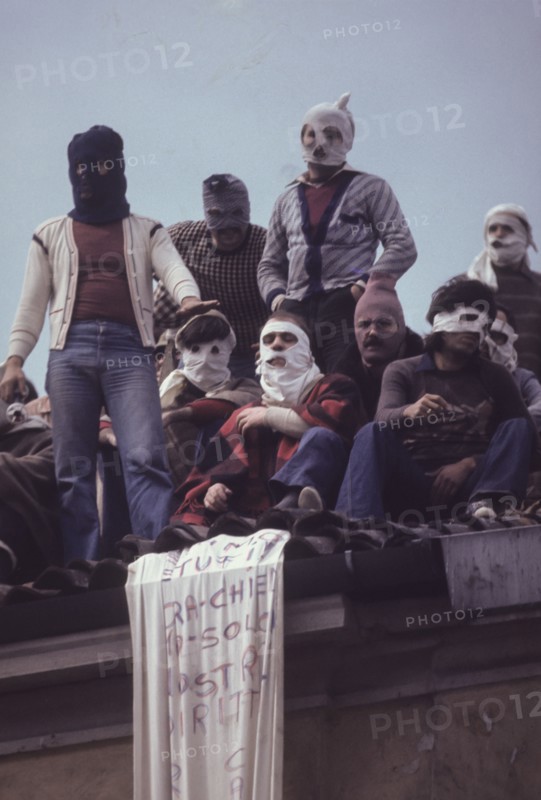 San vittore prisoners demonstration, milan, 1981