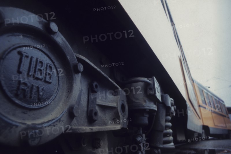 Detail of tram rails, 70's