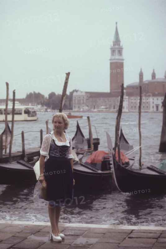 Tourist at venice, italy, 70's