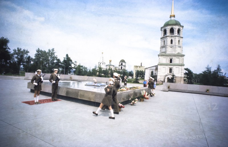 Ussr, siberia, irkutsk, change of the guard