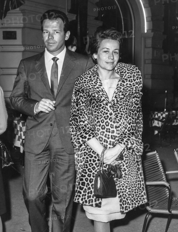 Annie girardot and renato salvatori, rome, 60's