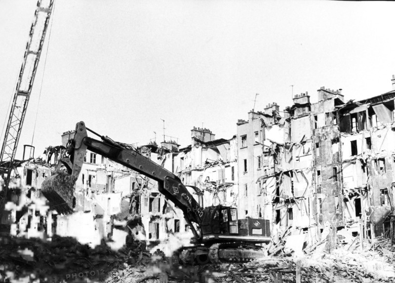 France, paris, in 1971 les halles was dismantled