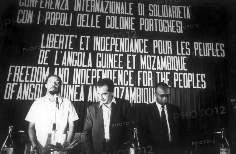 Marcellino dos santos, lucio luzzatto, amilcare cabral, rome, 1970
