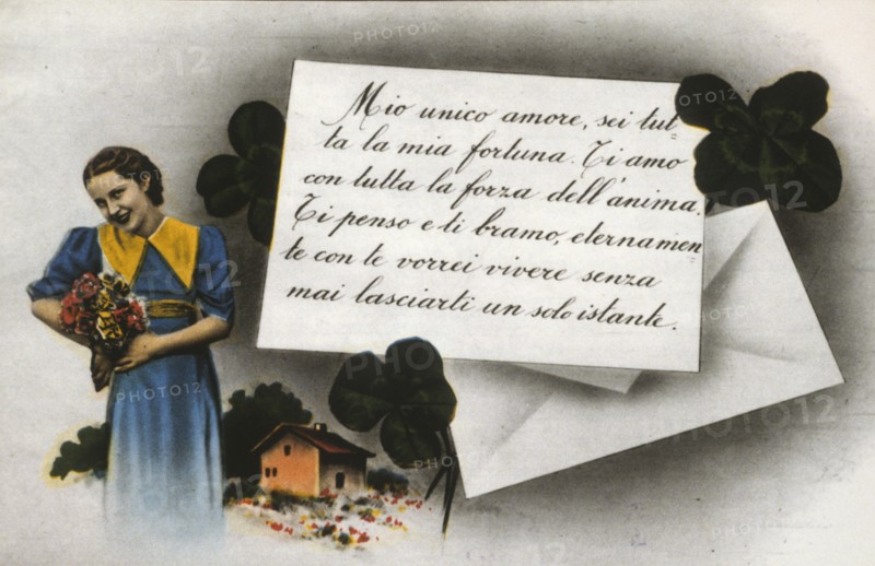 Romantic postcard