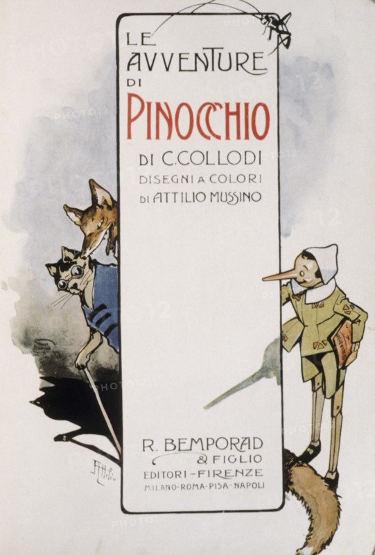 The Adventures of Pinocchio by Carlo Collodi illustrated by attilio mussino, 1919