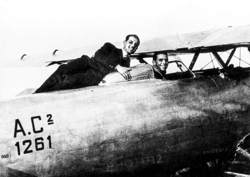 Arturo ferrarin and prince amedeo duke of aosta, 1926