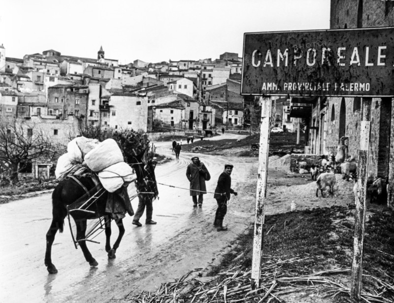 Earthquake in sicily, camporeale, belice, Italy, 1968