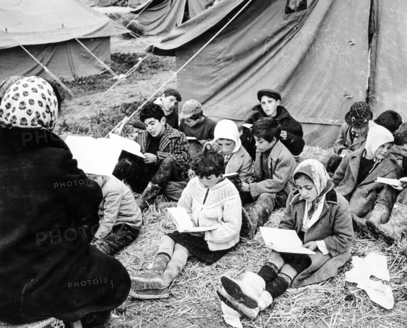 Earthquake in sicily, gibellina, belice, Italy, 1968