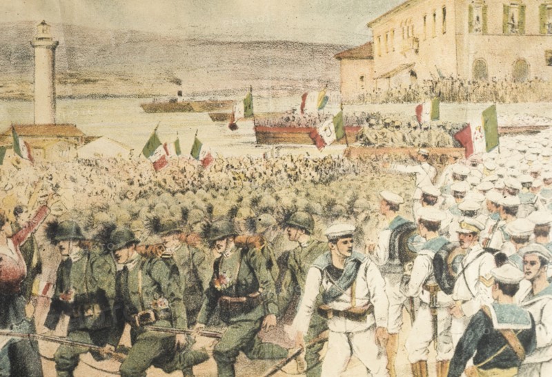 The liberation of Trieste with the Italian troops