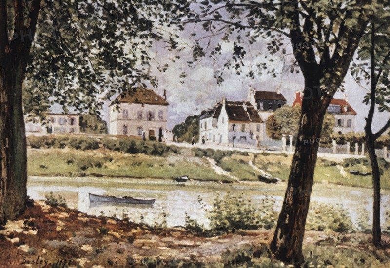 Villeneuve-la-garenne, alfred sisley, 1872