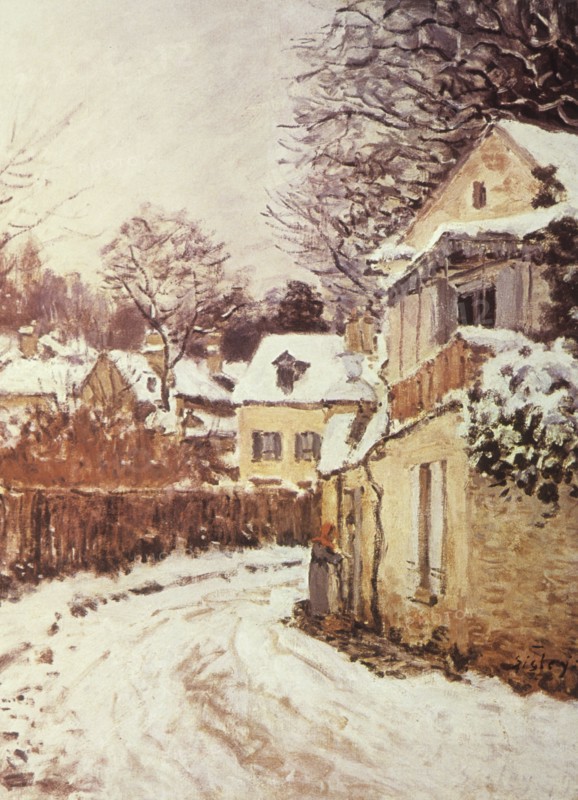 Street at louveciennes, alfred sisley, 1874