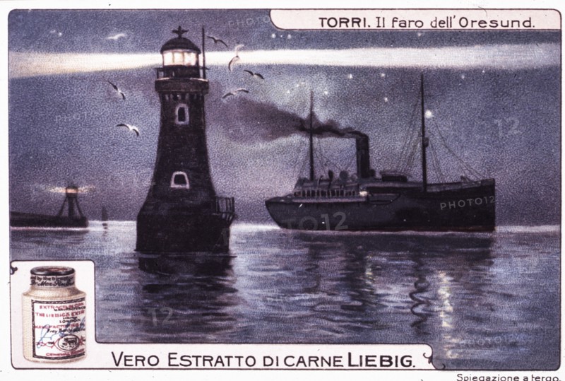 Towers, oresund lighthouse, liebig figurine