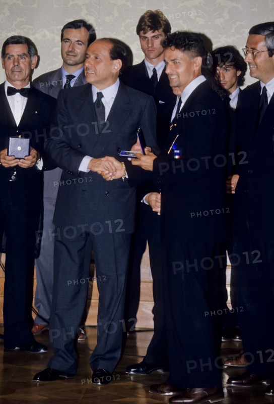 Silvio berlusconi, roberto baggio, 1995