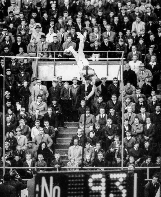 Athletics, pole vault, Helsinki, Finland, 1962