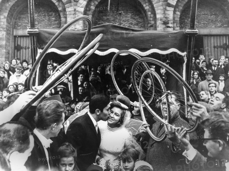 Cycling, eddy merckx wedding  in Bruxell, 1967