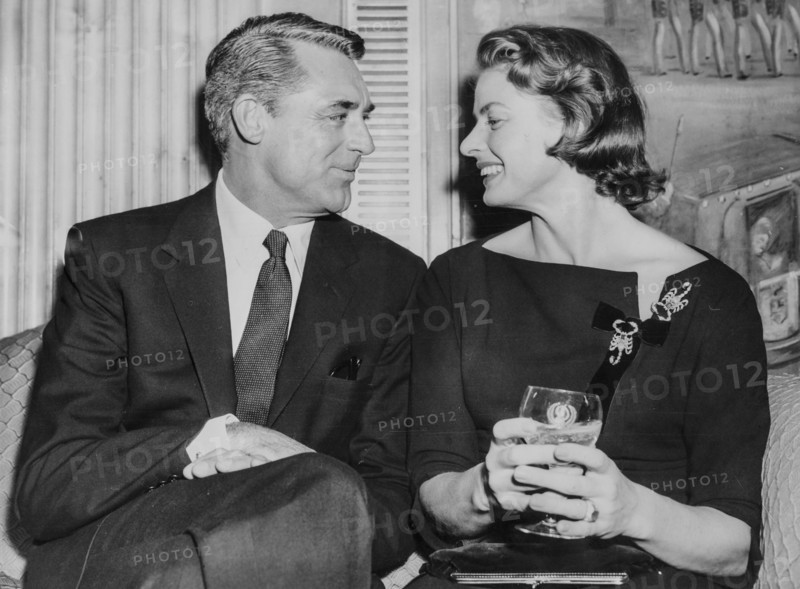 Cary grant, ingrid bergman, dorchester hotel, london 1957