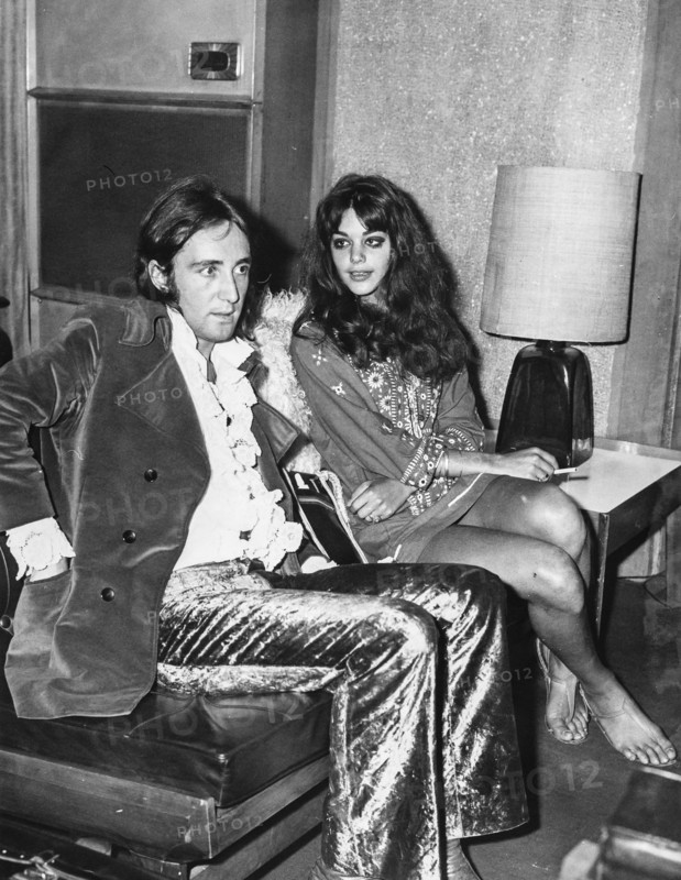Frederic pardo and tina aumont, rome 1968