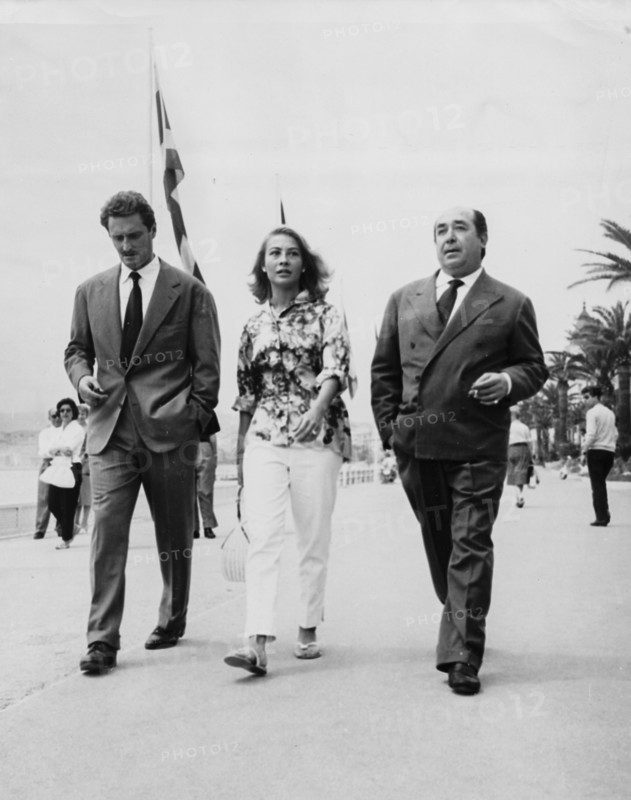 Pietro germi, franca bettoja, saro urzi, cannes, 1958