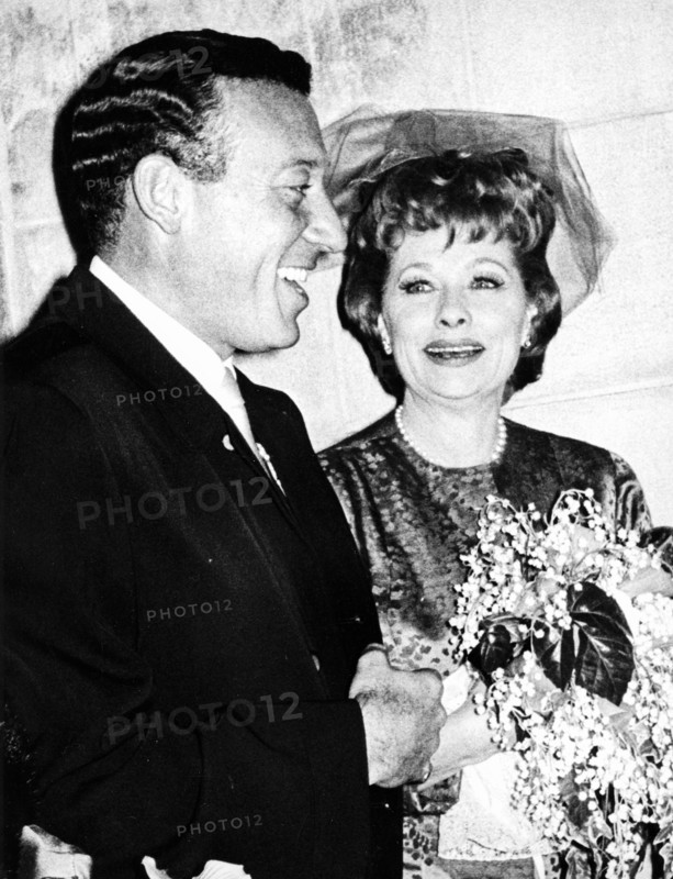 Lucille ball, gary morton, wedding, 1961