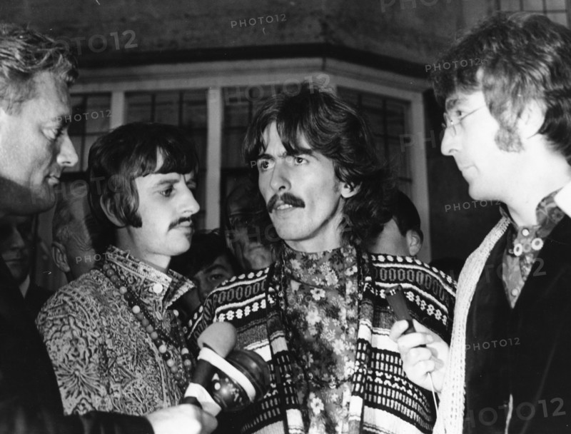 Ringo starr, george harrison, john lennon, bangor, 1967