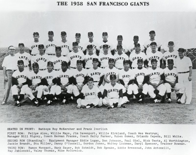 First SF Giants Team Portrait