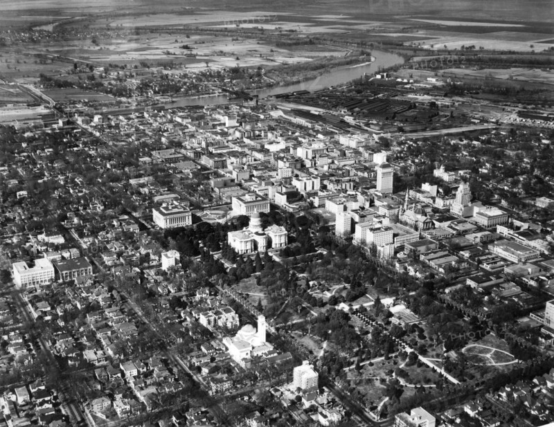 Aerial View Of Sacramento