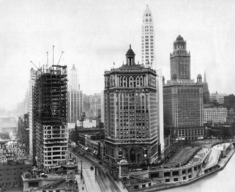 Downtown Chicago In 1913