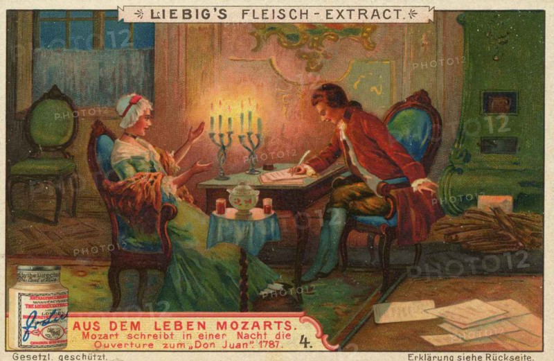 Picture series From the life of Mozart