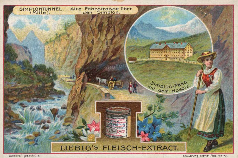 Picture series Simplon tunnel