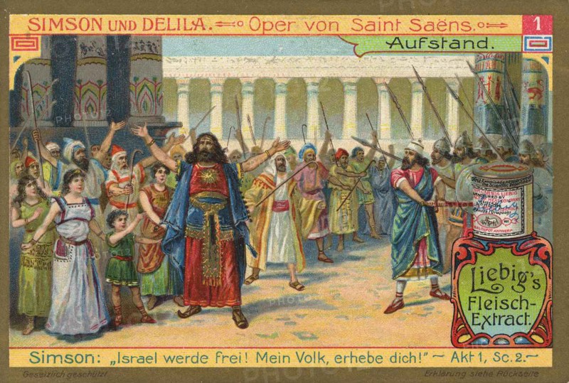 Picture series Samson and Delilah