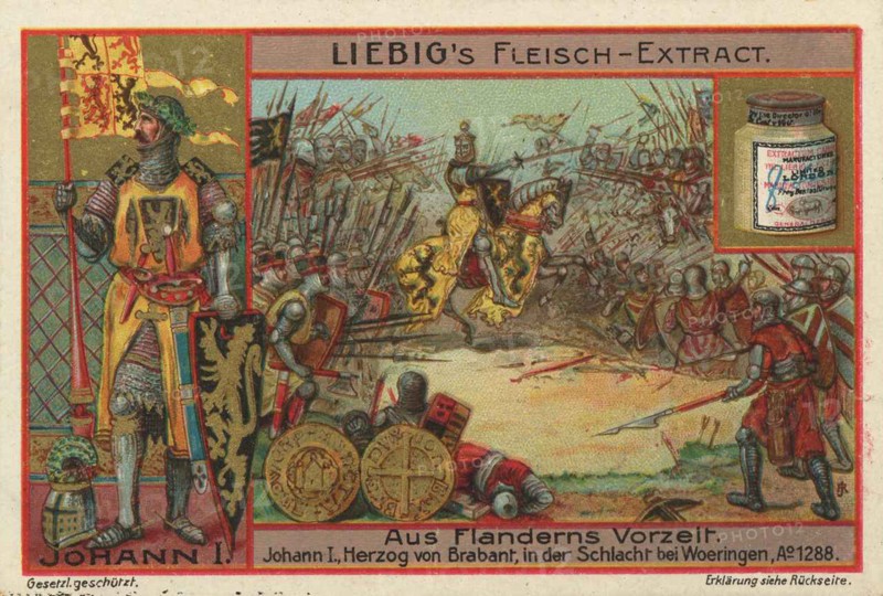 Picture series from prehistoric times in Flanders