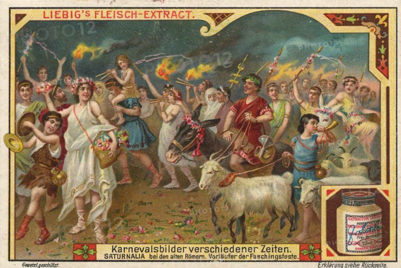 Picture series of carnival pictures of different times