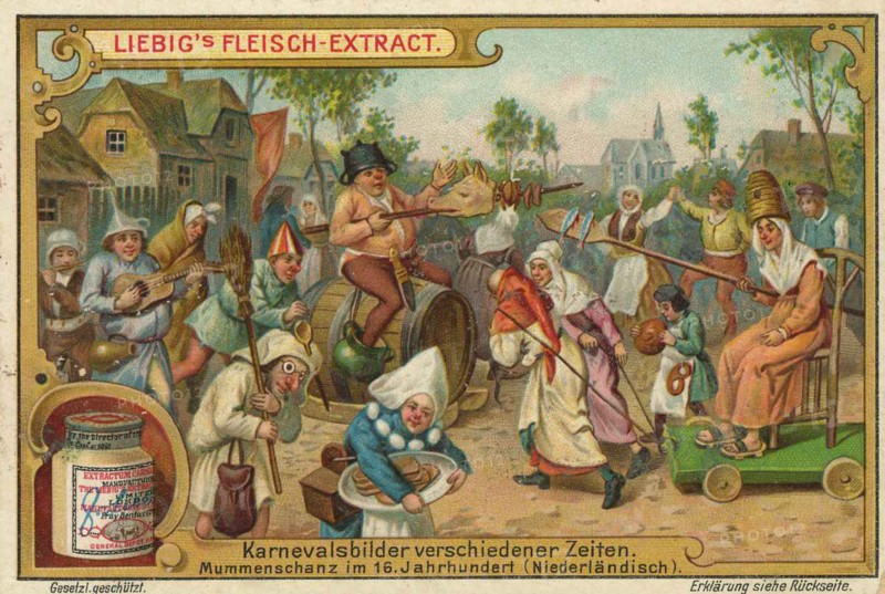 Picture series carnival pictures of different times